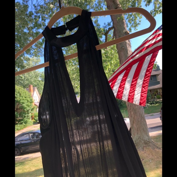 Kendall & Kylie black choker neck jumpsuit NWT - Picture 2 of 8